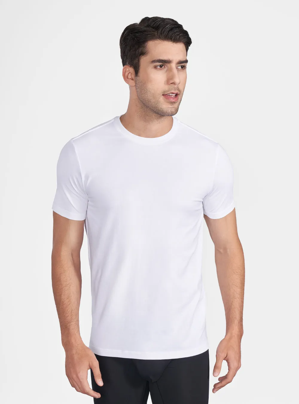 3 Packs Cotton Rib Crew Neck basic Undershirts