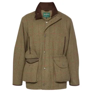 Alan Paine Combrook Mens Tweed Waterproof Field Coat - Sage