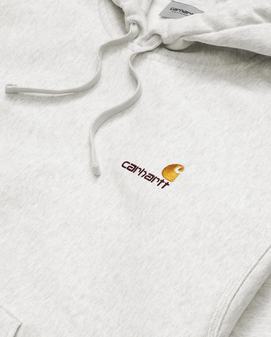 Carhartt WIP - Hooded American Script Sweat - Ash Heather