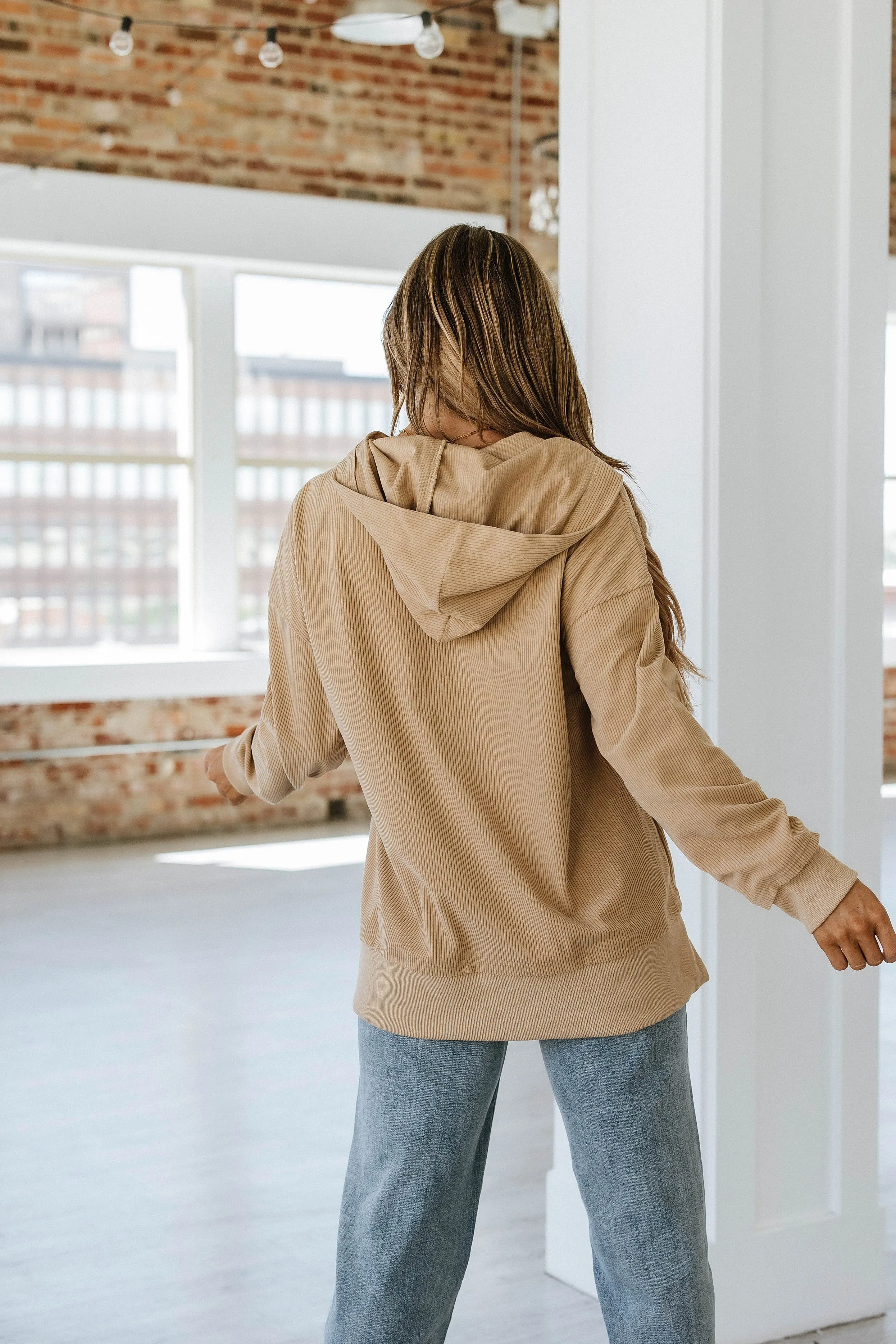 Carlo Buttoned Oversized Hoodie | DROPSHIP