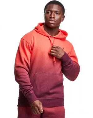 CHAMPION - Men - Specialty Dye Fleece Hoodie - Dip Dye Orange/Dark Purple