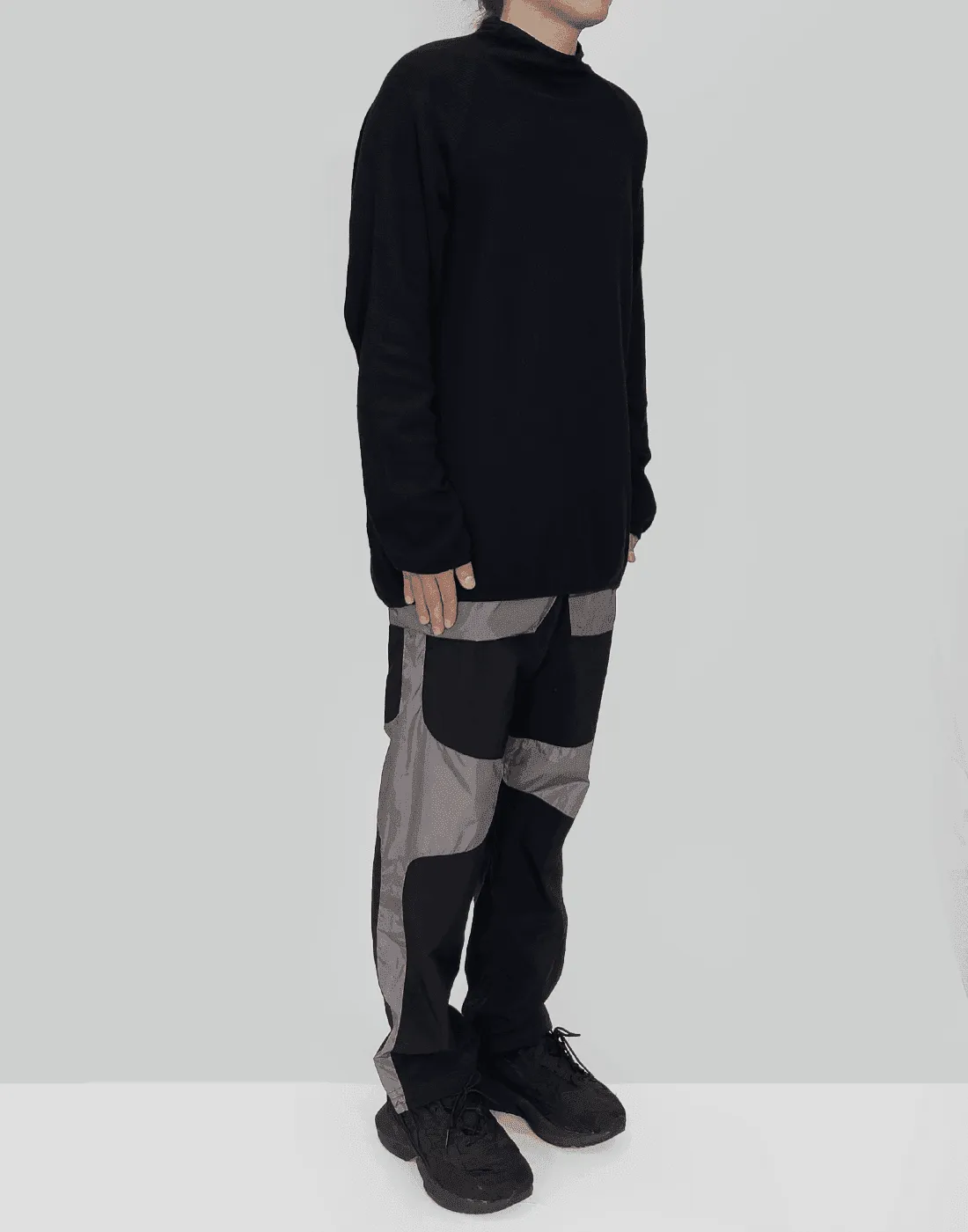 Contrast panelled track trouser v2