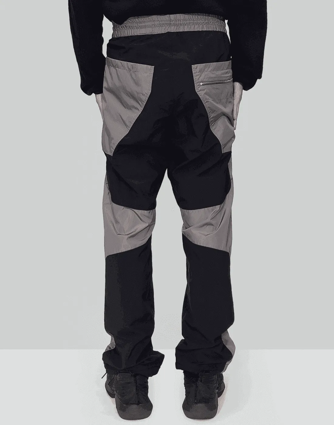 Contrast panelled track trouser v2