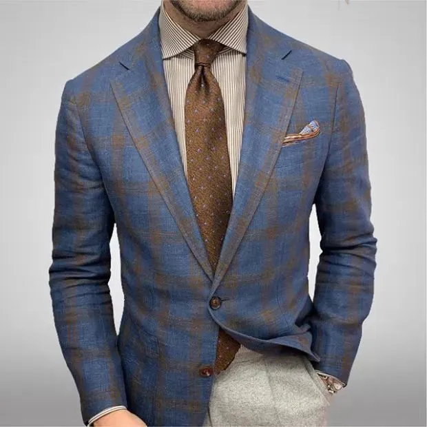 Crezena | Fashionable Men's Blazer - Stylish and Versatile