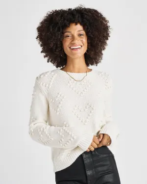 Daphne Bobble Heart Sweater