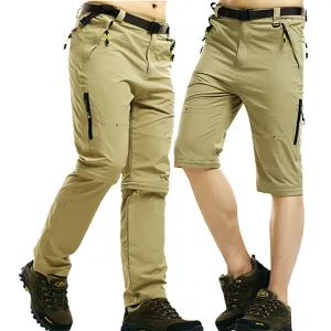 Detachable Water-repellent Outdoor Pants