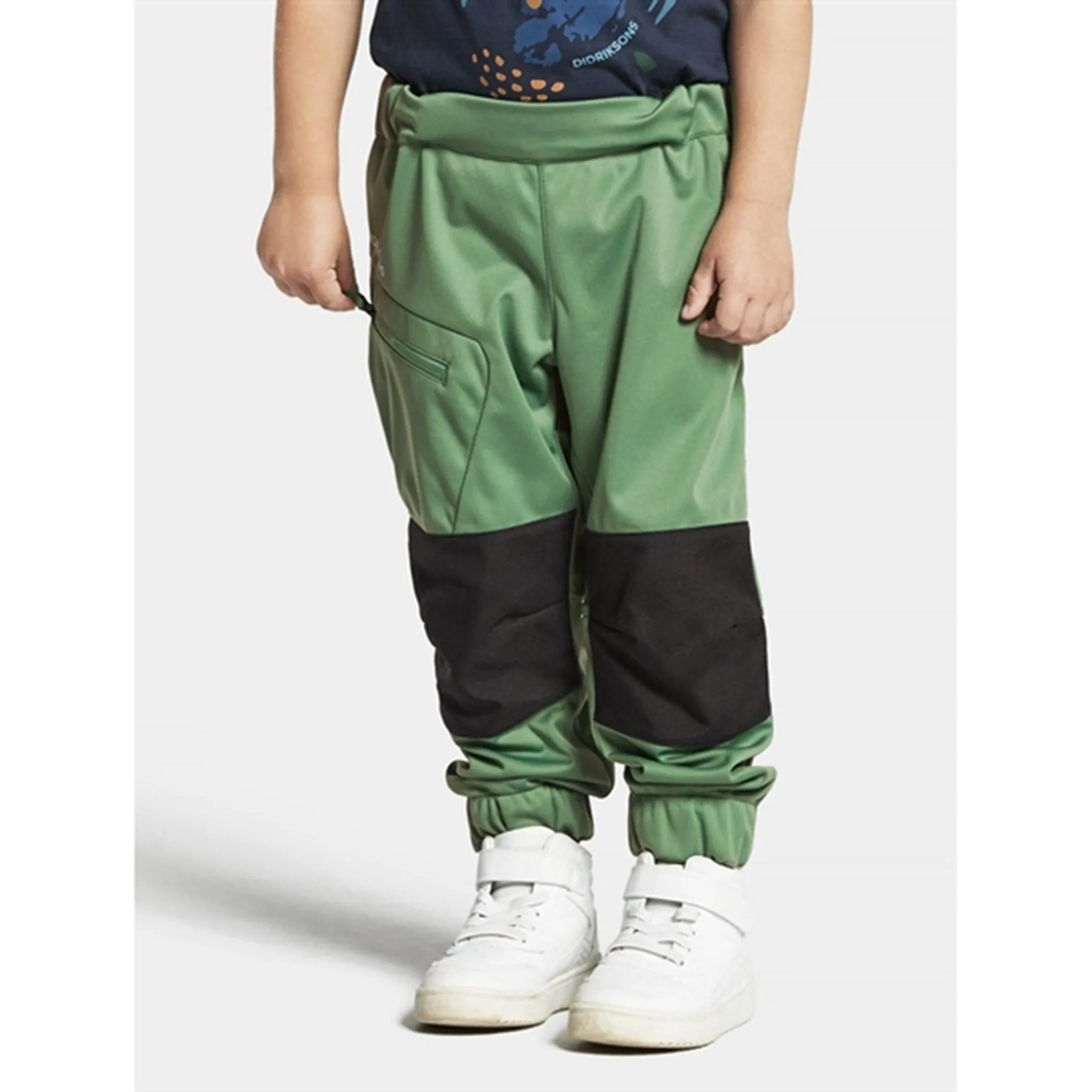 Didriksons Lövet Softshell Pants Palm Green