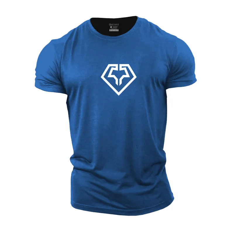 Fitness Diamond Cotton T-Shirt