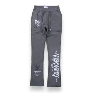 Highly Undrtd 'Visionary Angel' Stack Joggers (Pewter) UF4212