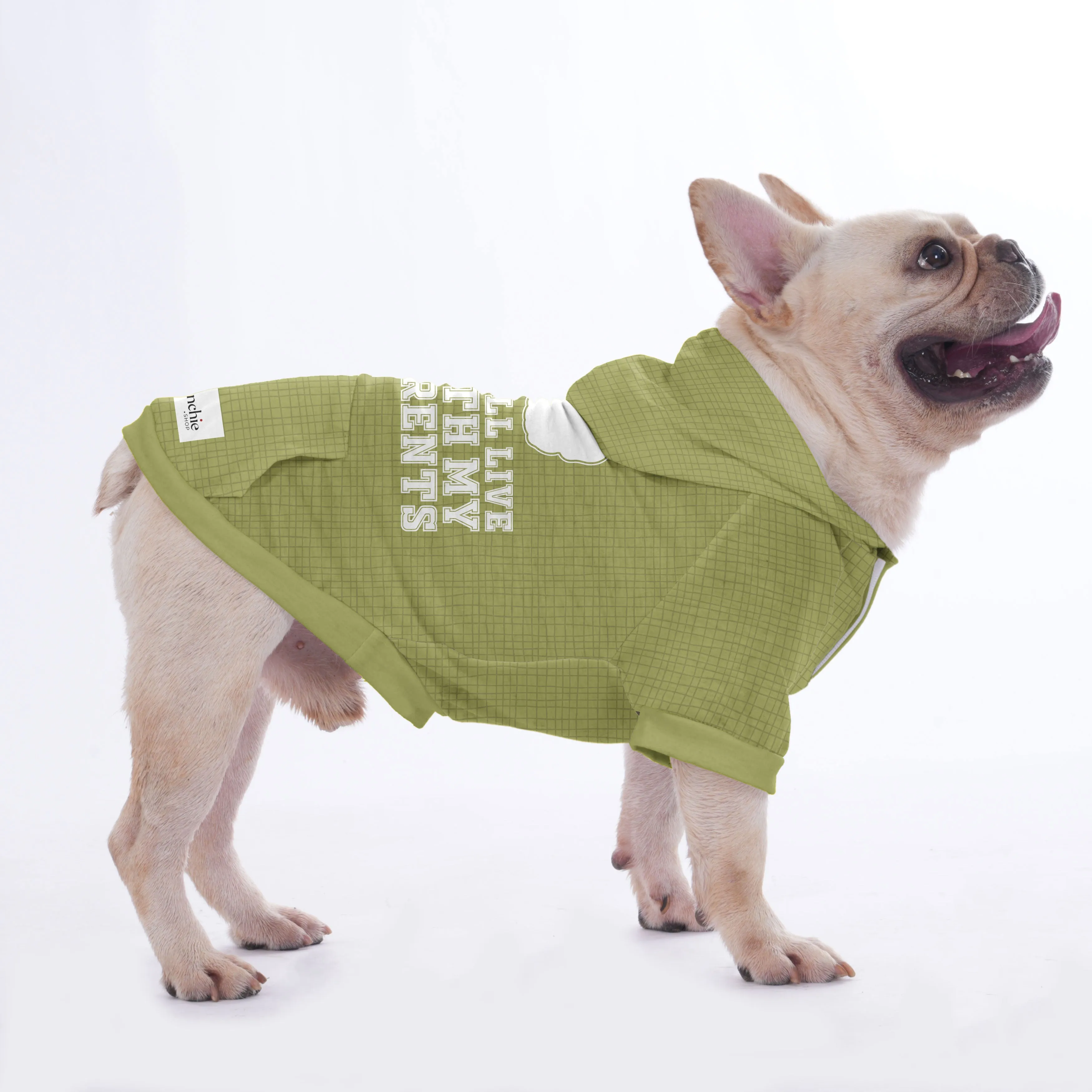 I Still Live With My Parents - Hoodies for French Bulldog  | Frenchie Shop Original