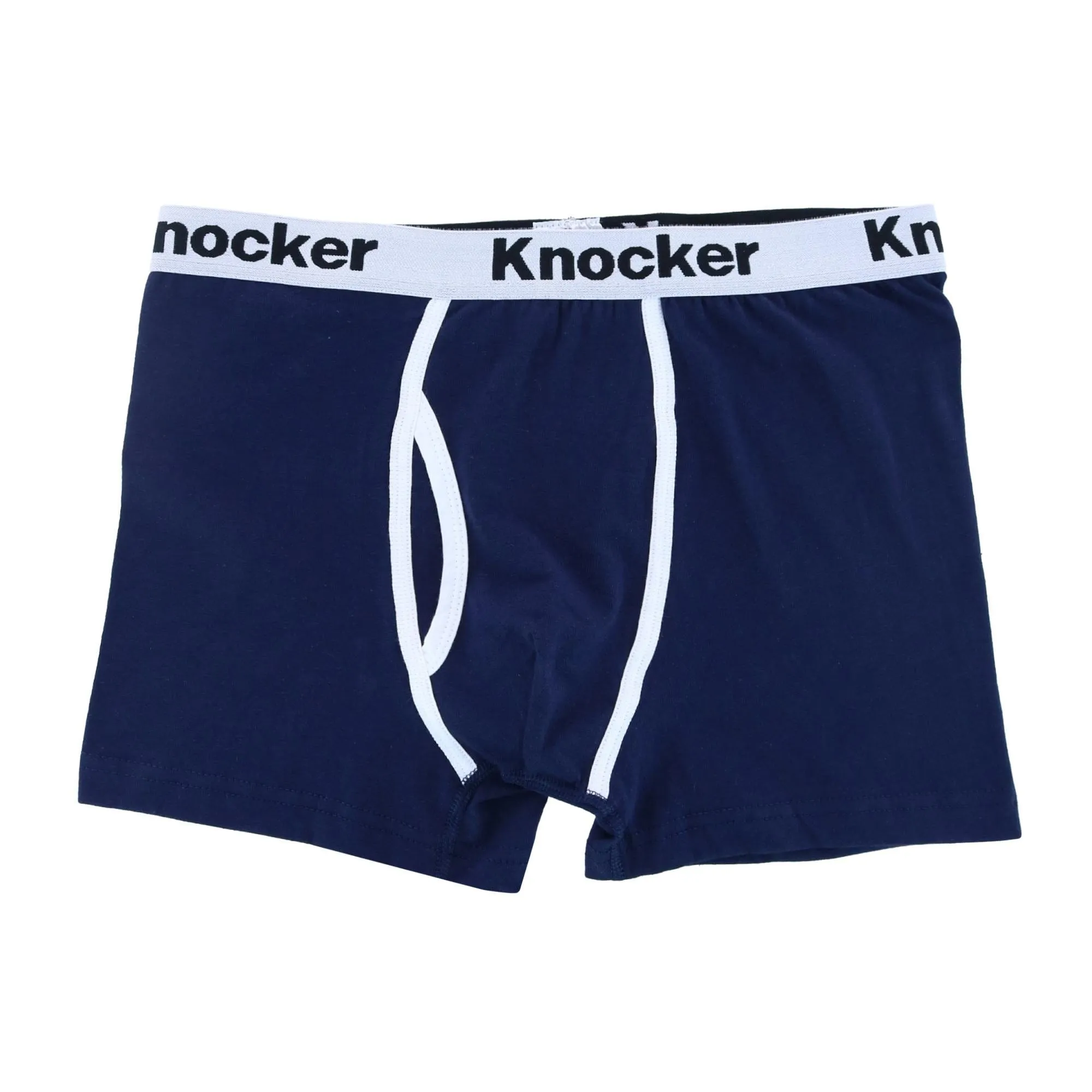 Knocker Men's Boxer Briefs with Contrasting Trim (2 Pack)