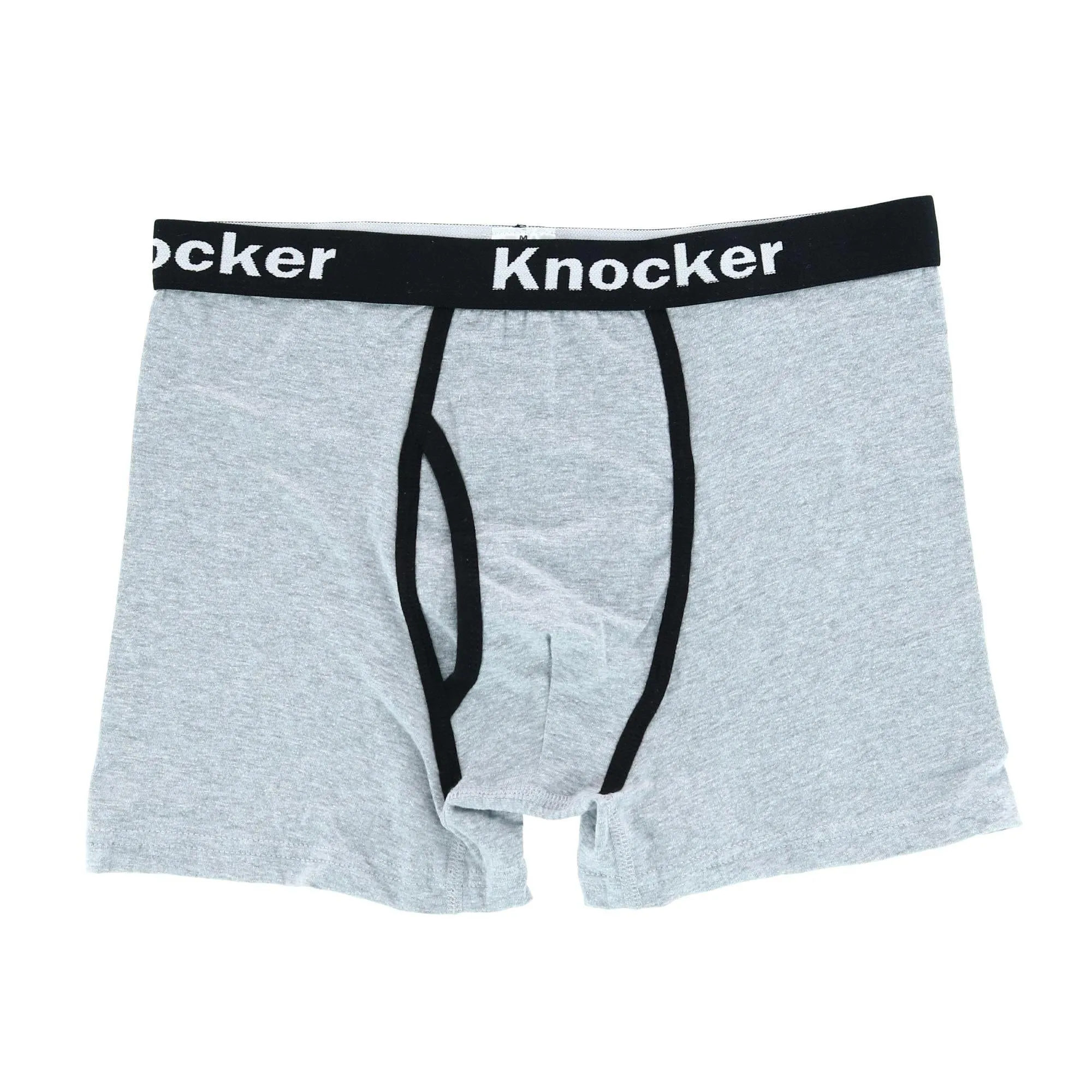 Knocker Men's Boxer Briefs with Contrasting Trim (2 Pack)