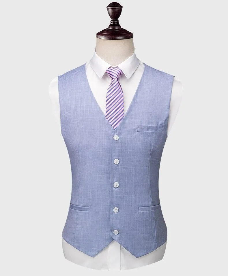 Men Suit - Carlo Blue 3-Piece Suit