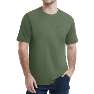 Men's Pocket Shirts Summer Casual T-shirts