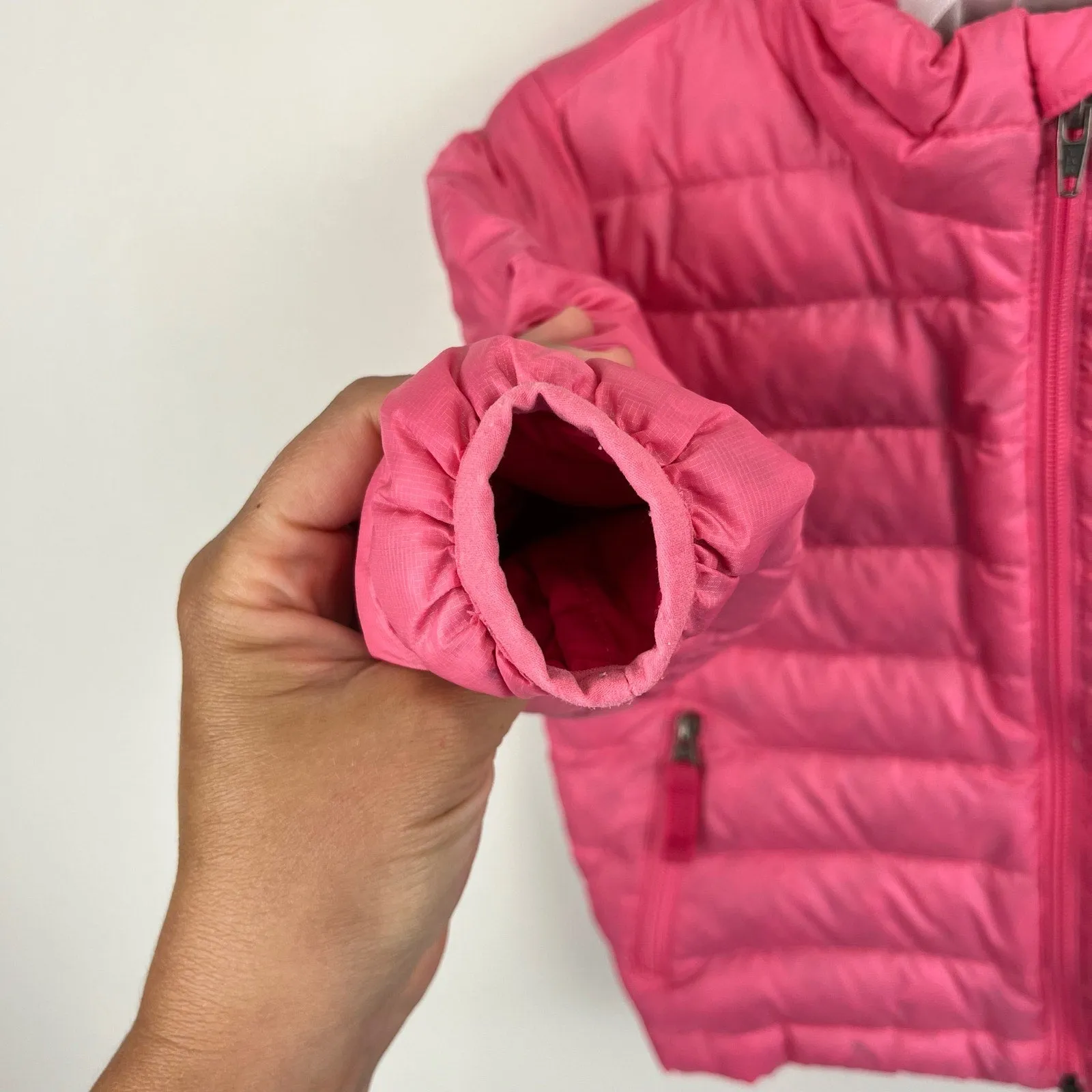 Patagonia Baby Down Sweater Coat Pink 18 Months