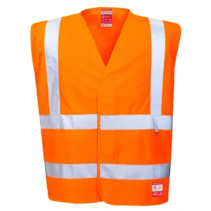 Portwest Bizflame Hi Vis Day/Night Flame Resistant & Anti-Static Vest FR71