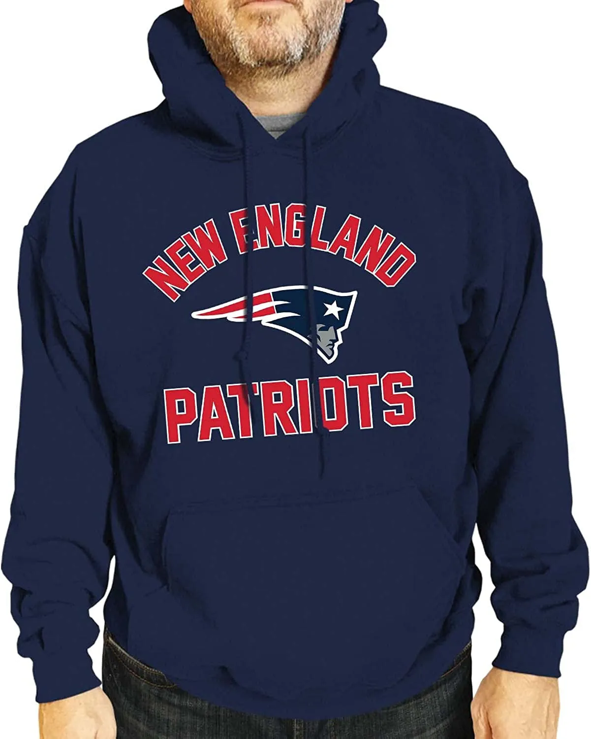 "Embrace Game Day Comfort and Show Team Pride with our NFL Adult Gameday Hooded Sweatshirt - Experience the Ultimate Fan Luxury in Luxurious Poly Fleece Blend"