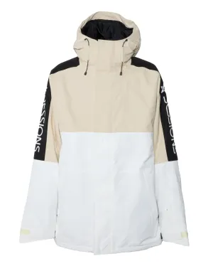 SCOUT INSULATED JACKET - BEIGE/WHTE