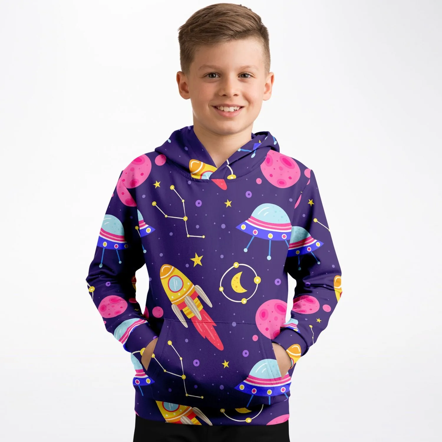 Space Shuttle Kids Hoodie