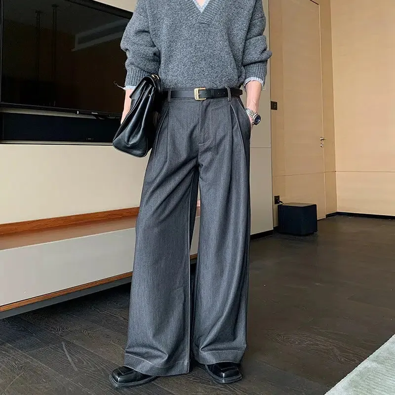 Stylish Wide-Leg Pants Suit Set