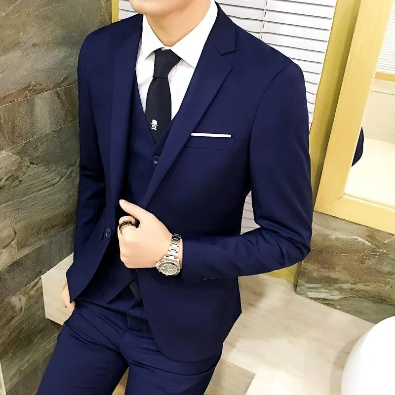 Suits Sets Slim Look Stylish Business Formal Suit Outerwear