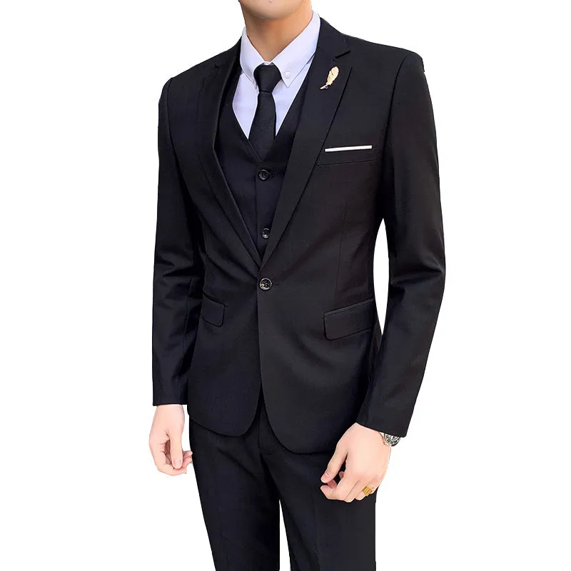 Suits Sets Slim Look Stylish Business Formal Suit Outerwear