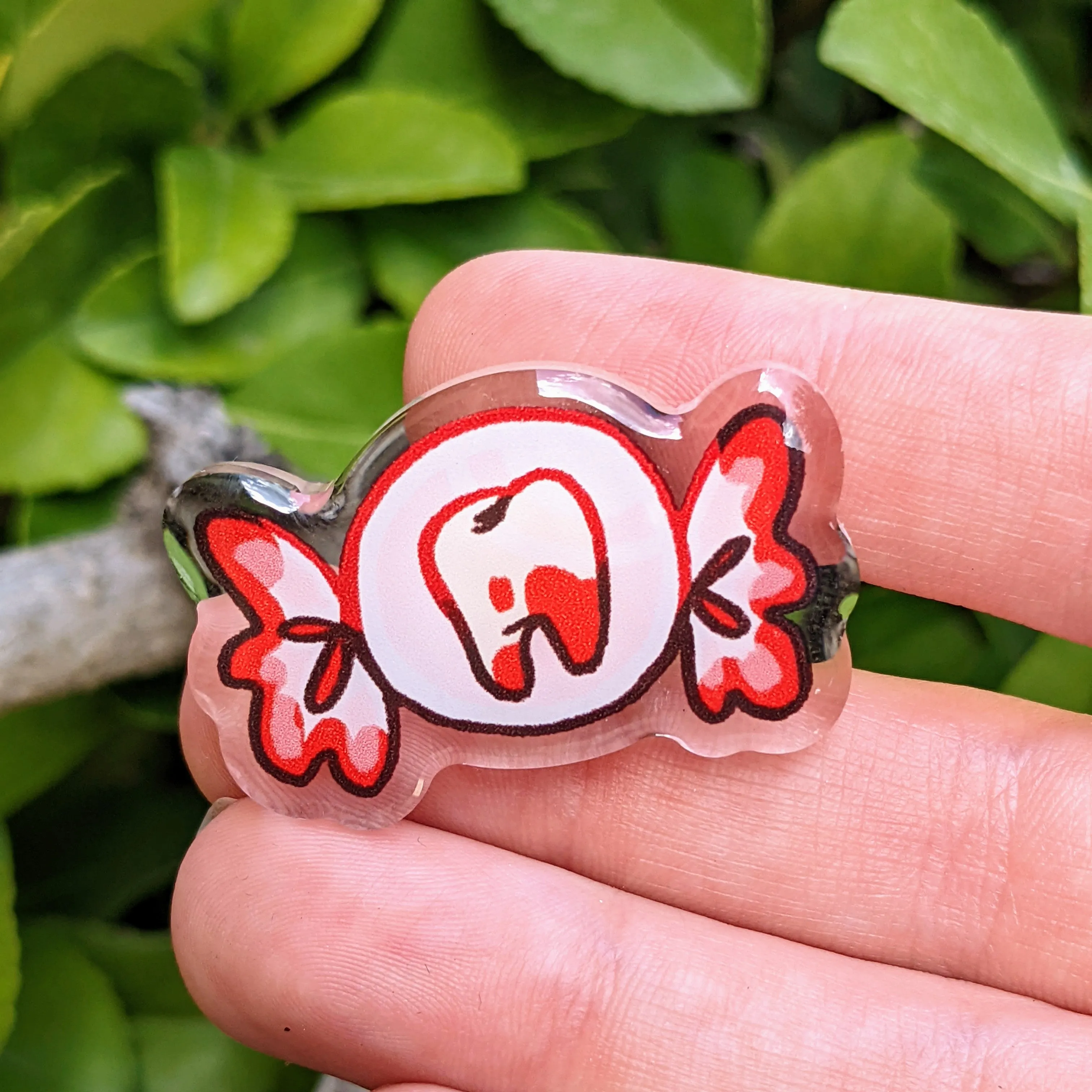 Teeth Candy Acrylic Pins