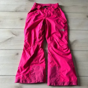 The North Face Pink Velcro Waistb Insulated Snow Pants