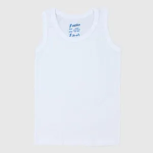 White Sleeveless Undershirt